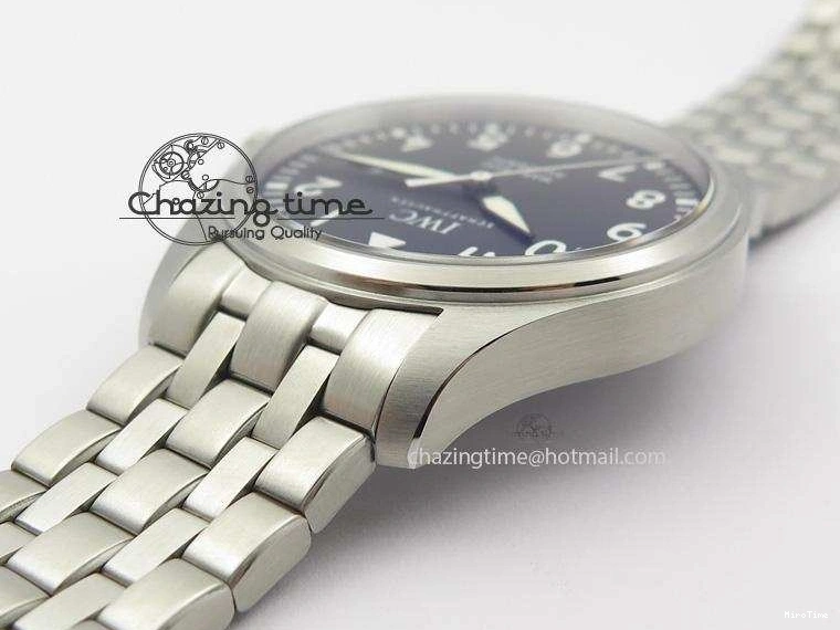 MIROTIME 0523 Compact Mark XVIII IW327001 SS Mk Maker Best Edition Black Dial On SS Bracelet A 7301
